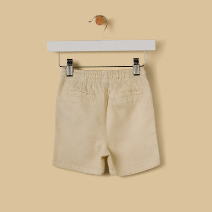 Textured Cotton Shorts