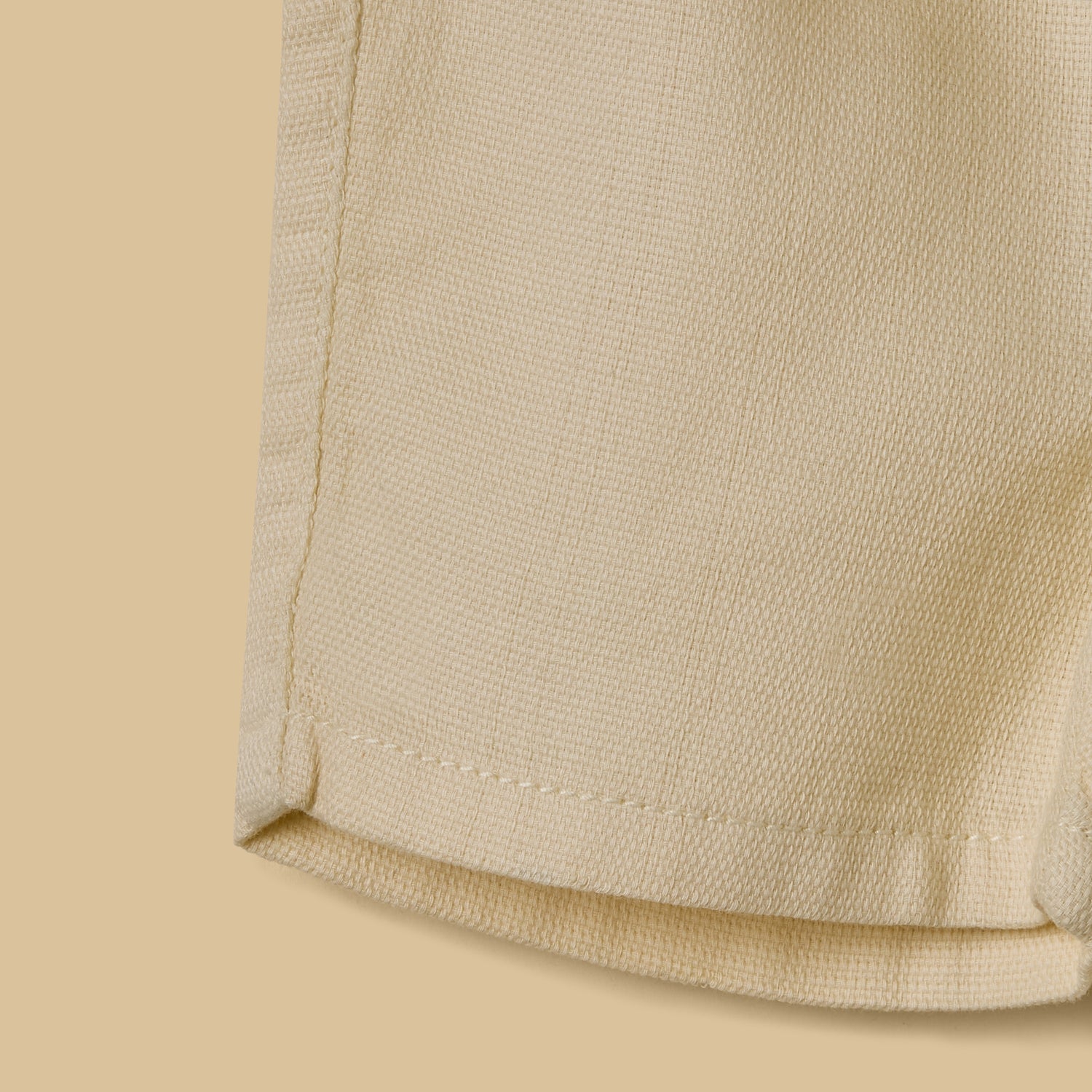 Textured Cotton Shorts