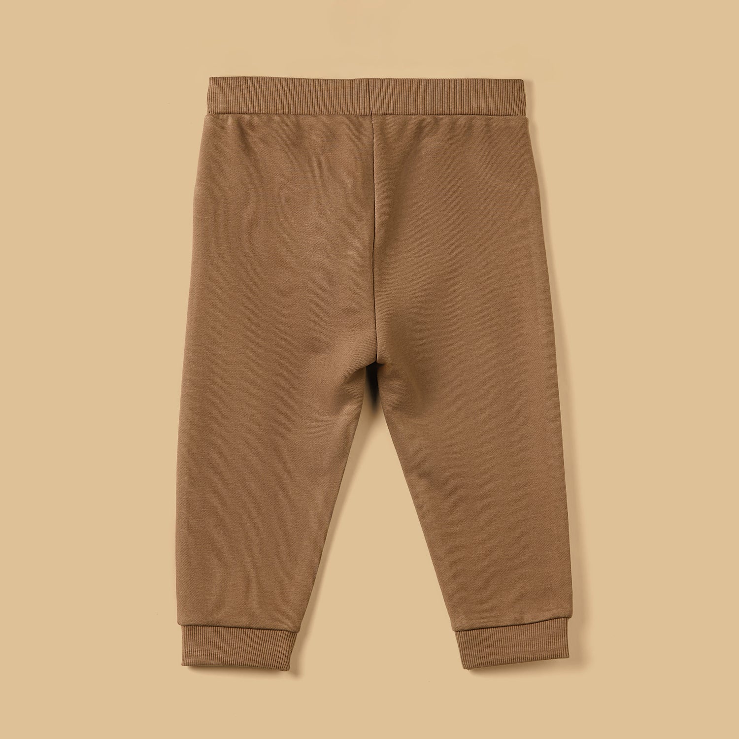 Mid-Rise Drawstring Closure Cotton Joggers