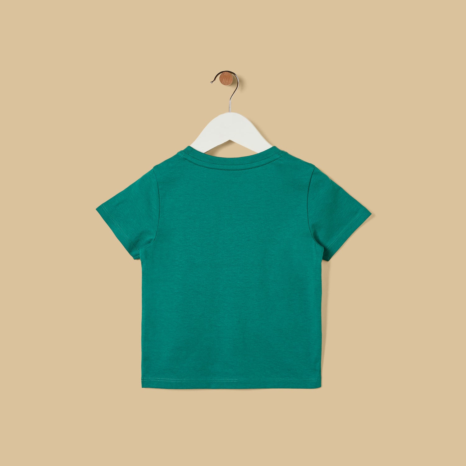 Slogan Print Cotton T-shirt