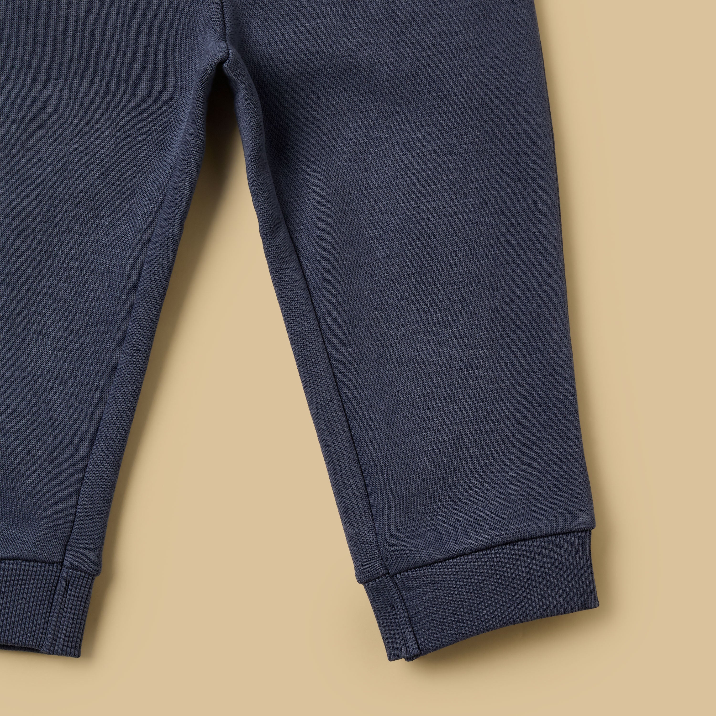 Smile Print Zip Through Hoodie and Joggers Set