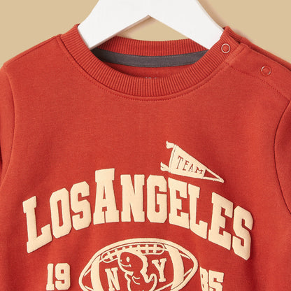 Los Angeles Print Sweatshirt and Joggers Set