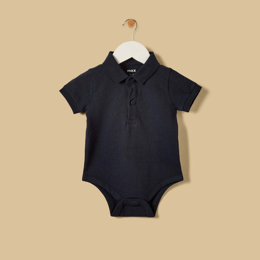 Pack of 2 - Pique Cotton Polo Bodysuit