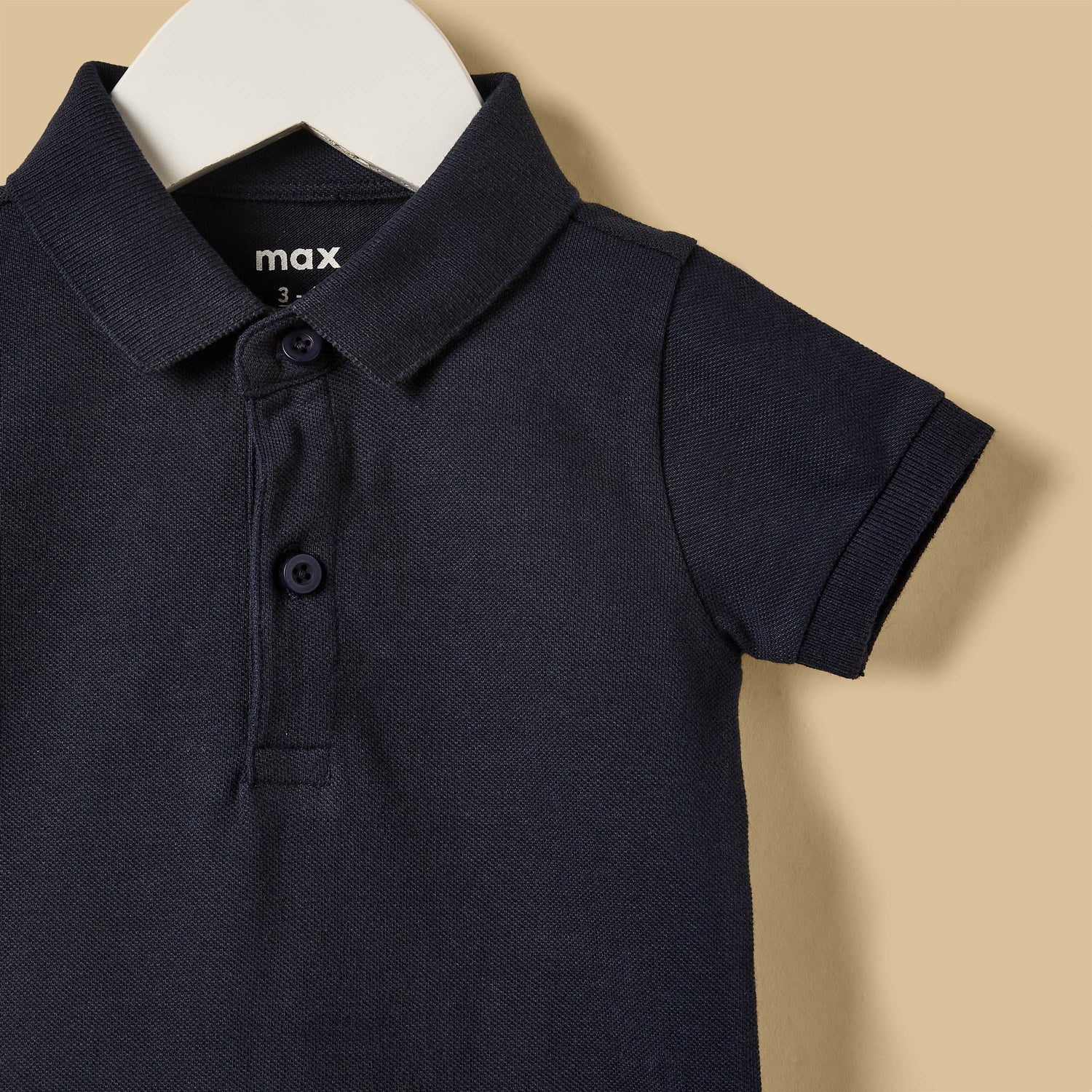 Pack of 2 - Pique Cotton Polo Bodysuit
