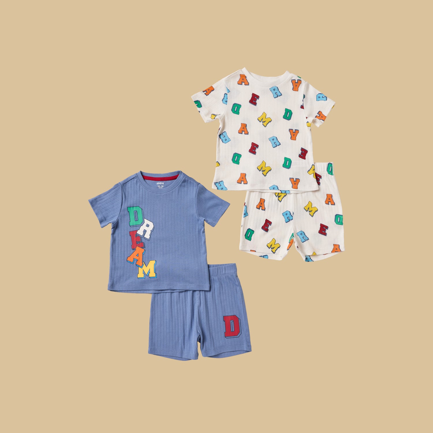 Pack of 2 - Printed Cotton Pyjama Set - Multicolour / 18-24 mths