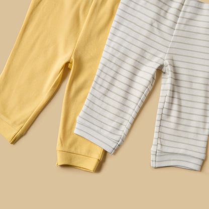 Pack of 2 - Printed Cotton Pyjama Set