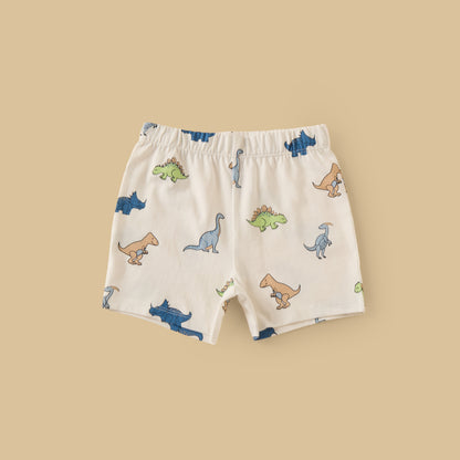 Pack of 2 - Dinosaur Print Cotton Pyjama Set