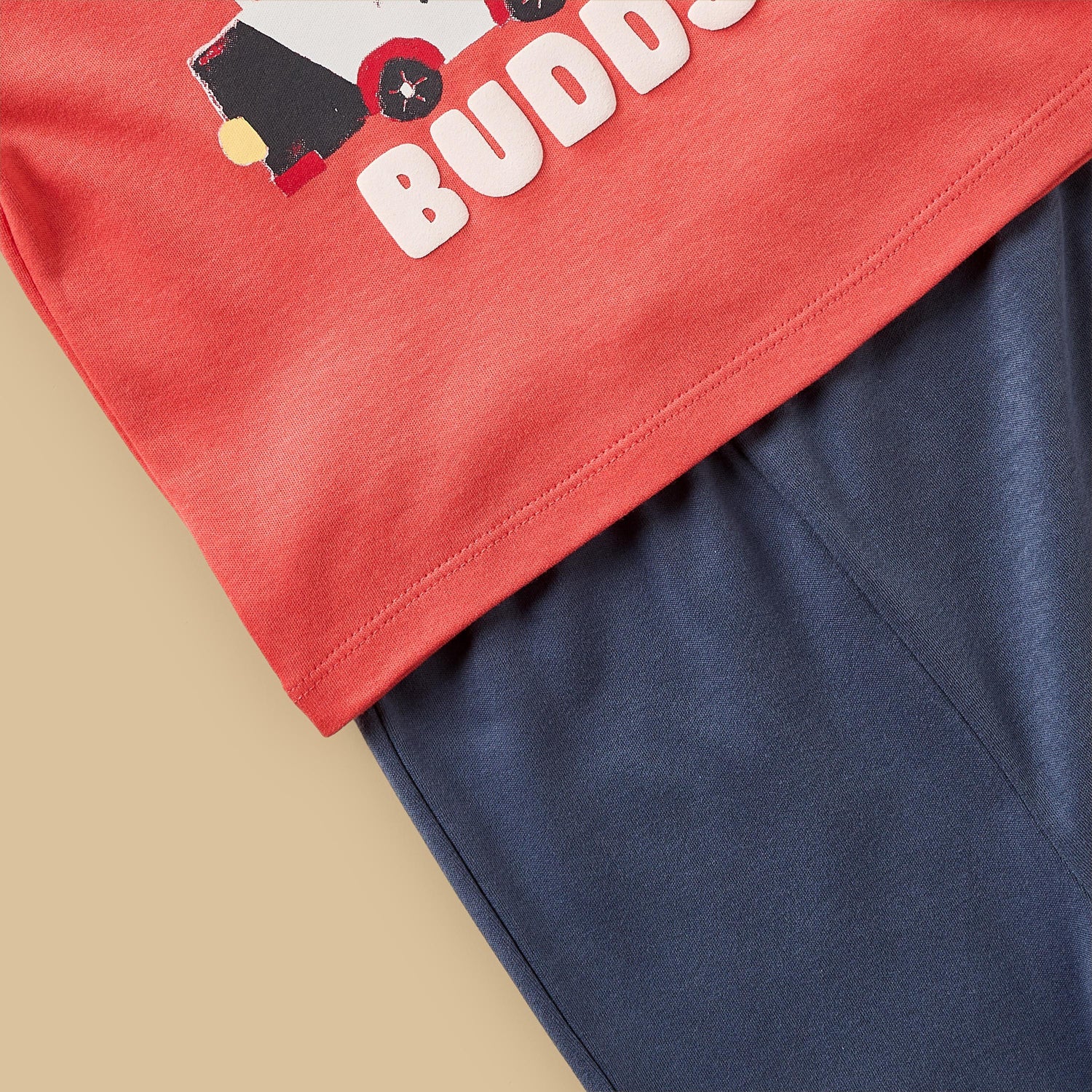 Pack of 2 - Transport Print Cotton Pyjama Set