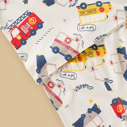 Pack of 2 - Transport Print Cotton Pyjama Set