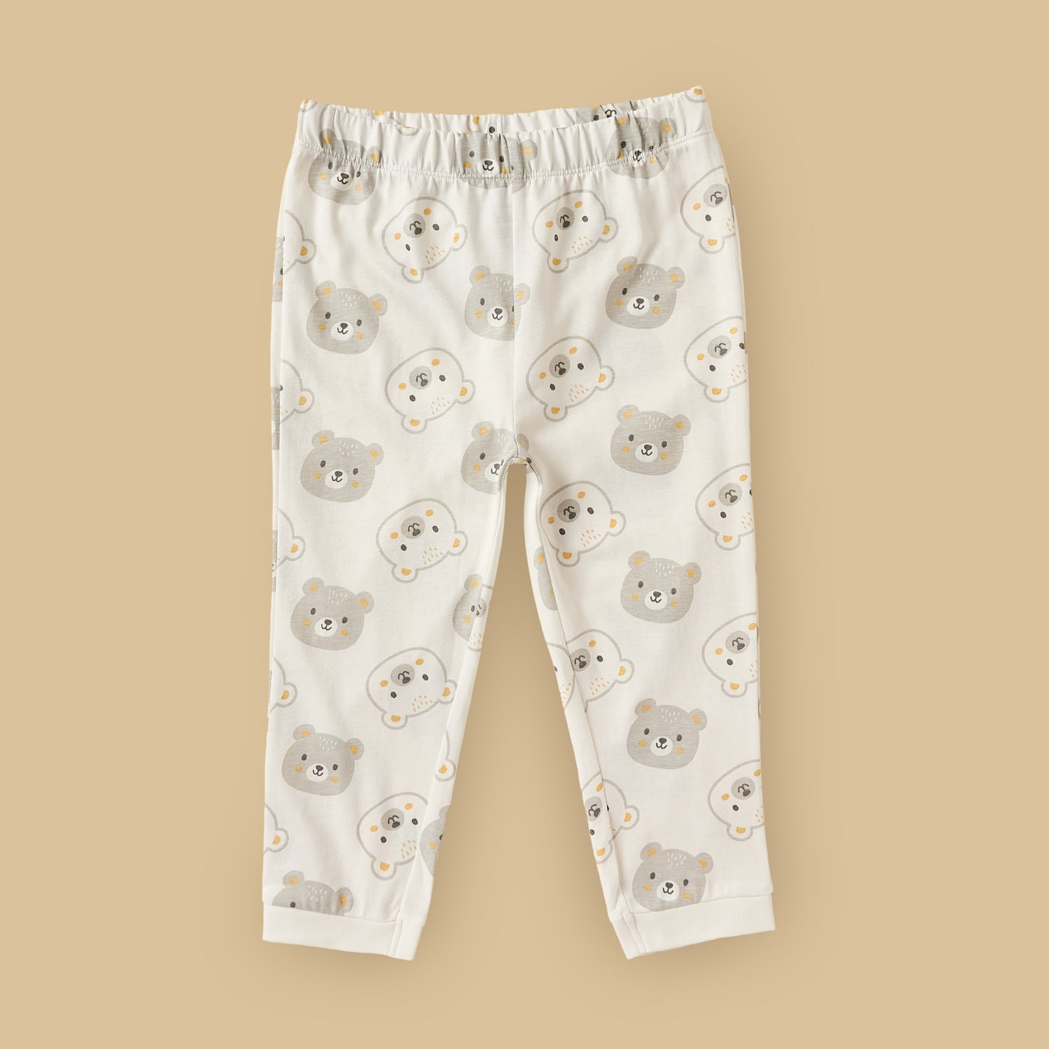 Pack of 2 - Bear Print Cotton Pyjama Set