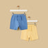 Pack of 2 - Cotton Shorts with Pockets - Multicolour / 12-18 mths