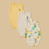 Pack of 3 - Printed Sleeveless Bodysuit - Multicolour / 12-18 mths