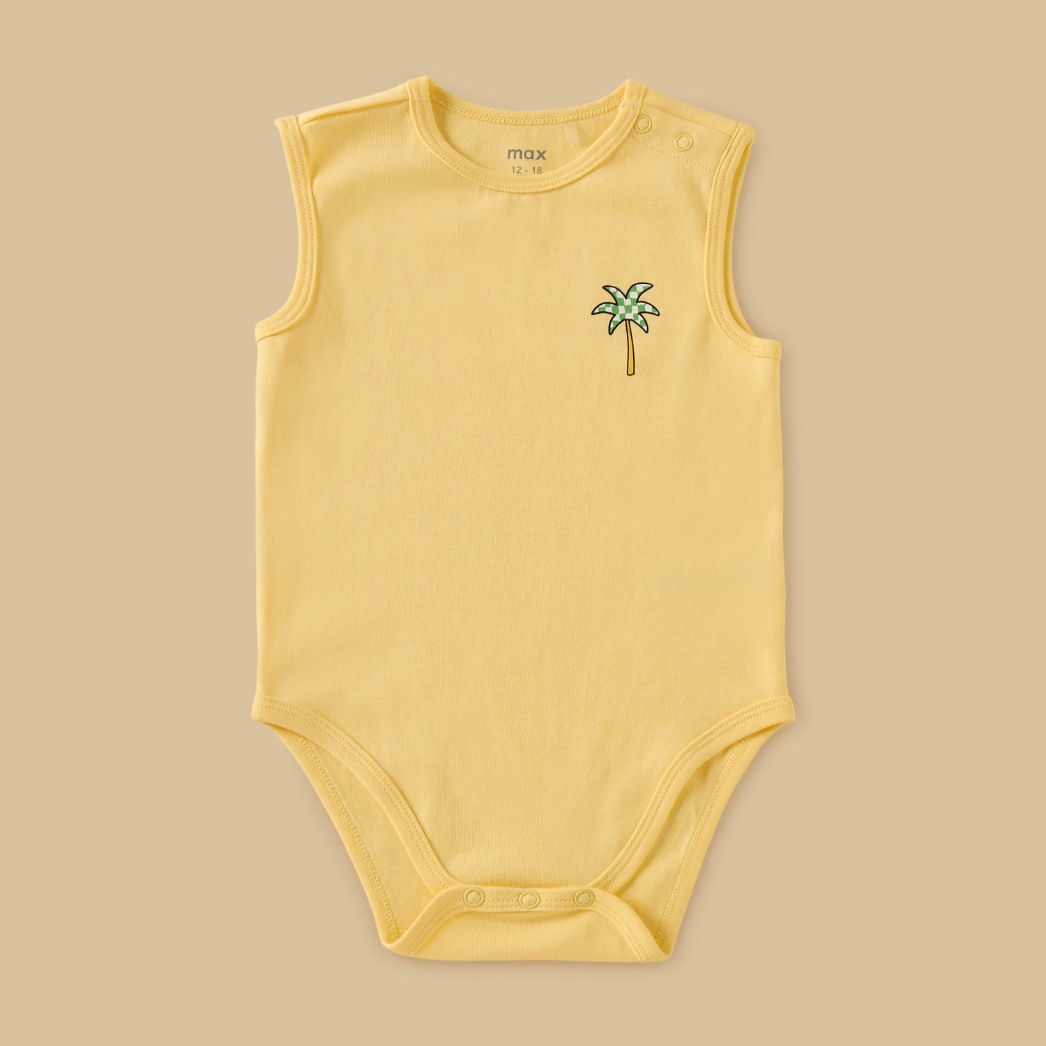 Pack of 3 - Printed Sleeveless Bodysuit