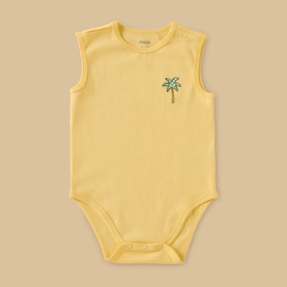 Pack of 3 - Printed Sleeveless Bodysuit
