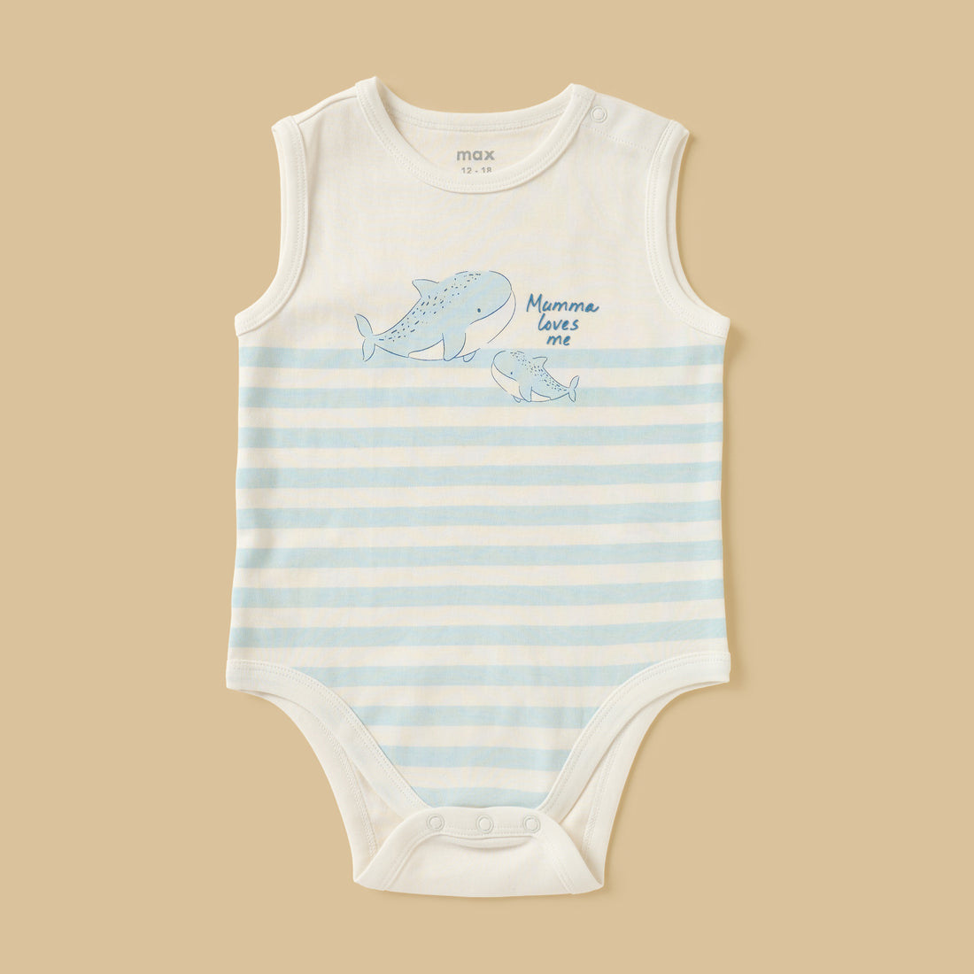 Pack of 3 - Printed Sleeveless Cotton Bodysuit