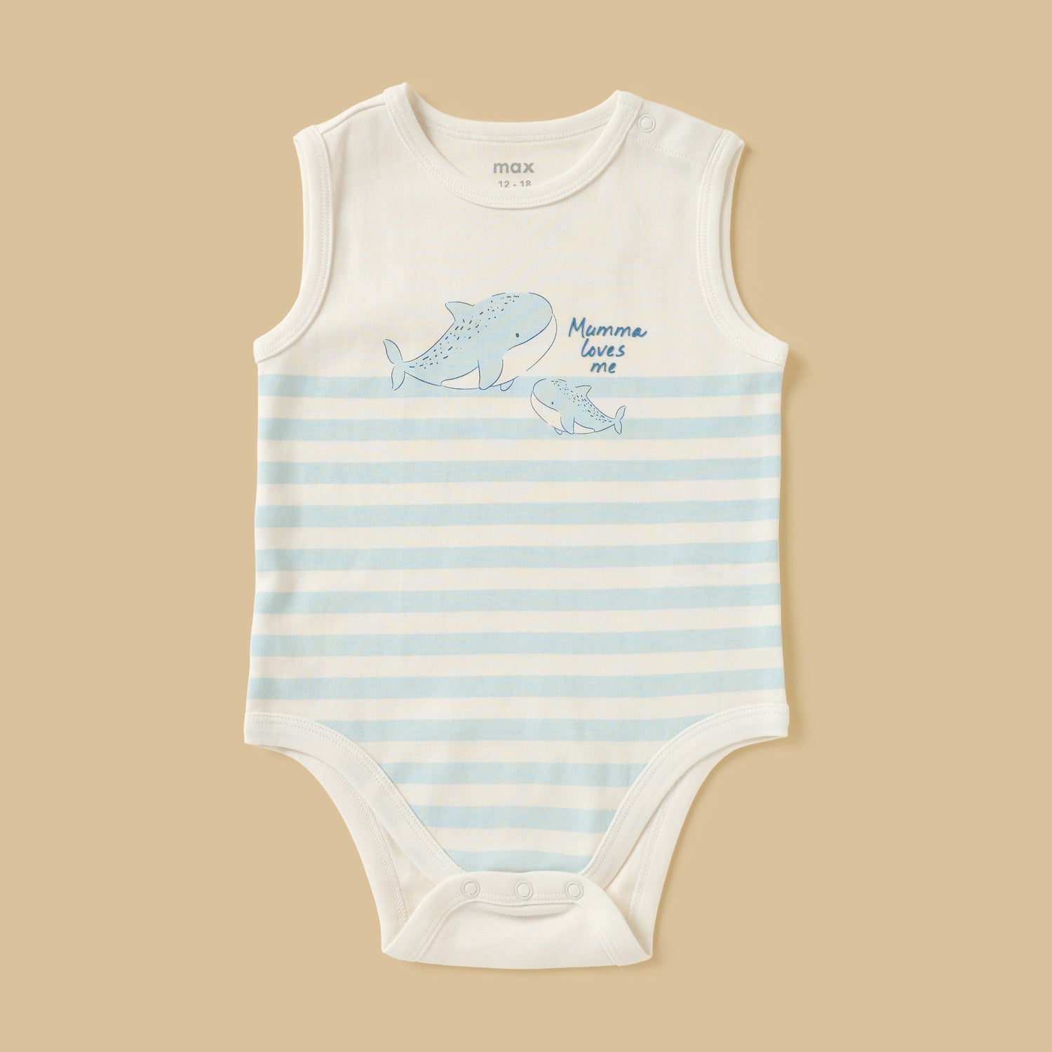 Pack of 3 - Printed Sleeveless Cotton Bodysuit