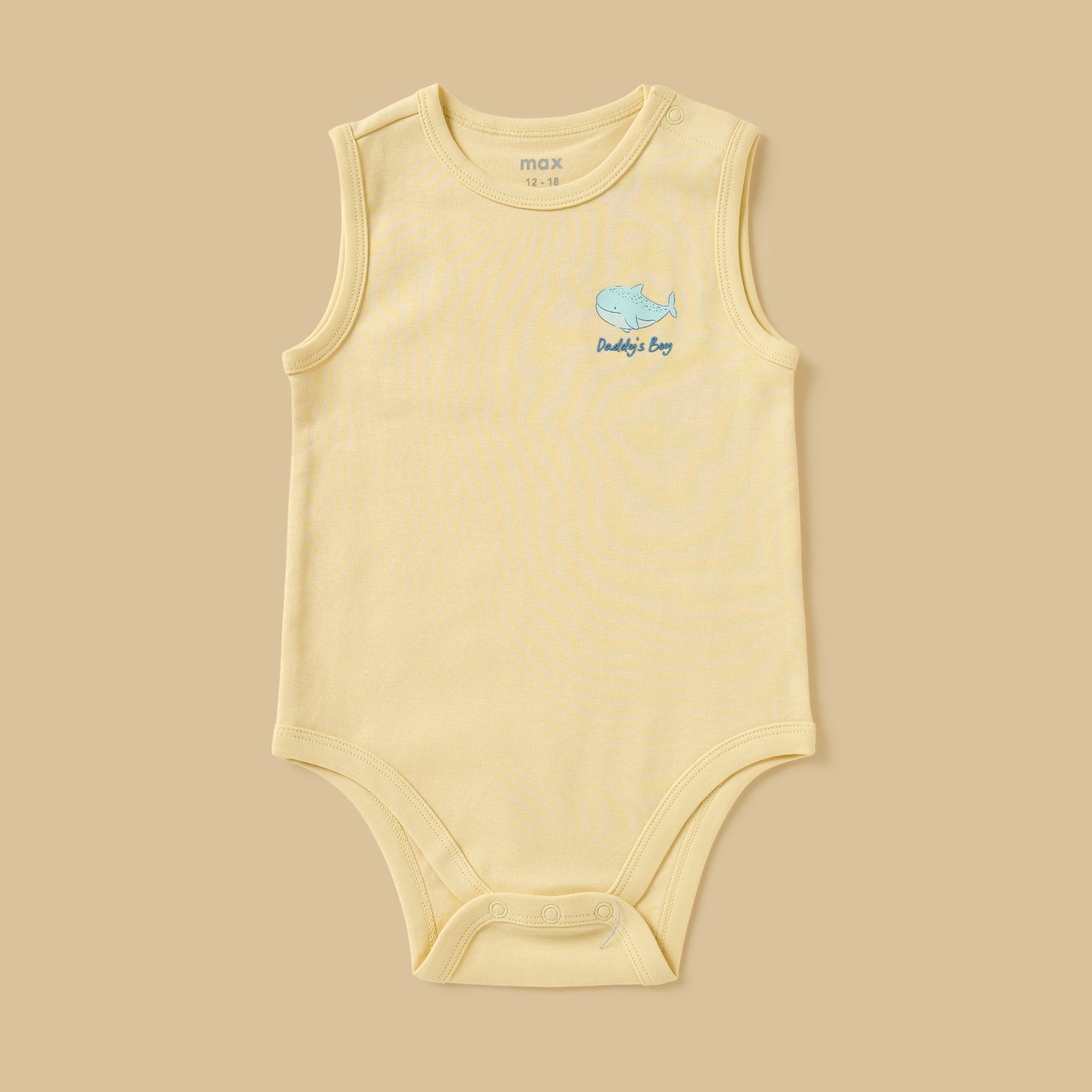 Pack of 3 - Printed Sleeveless Cotton Bodysuit