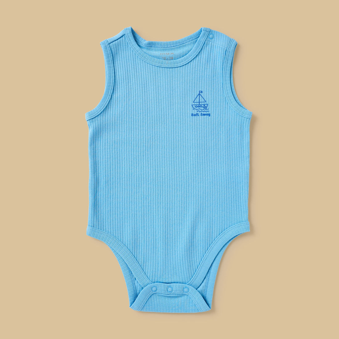 Pack of 3 - Printed Sleeveless Cotton Bodysuit