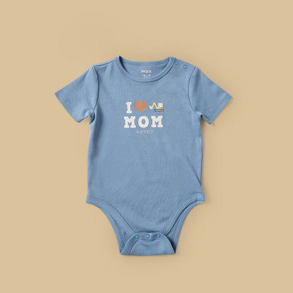 Pack of 3 - Construction Vehicle Print Cotton Bodysuit