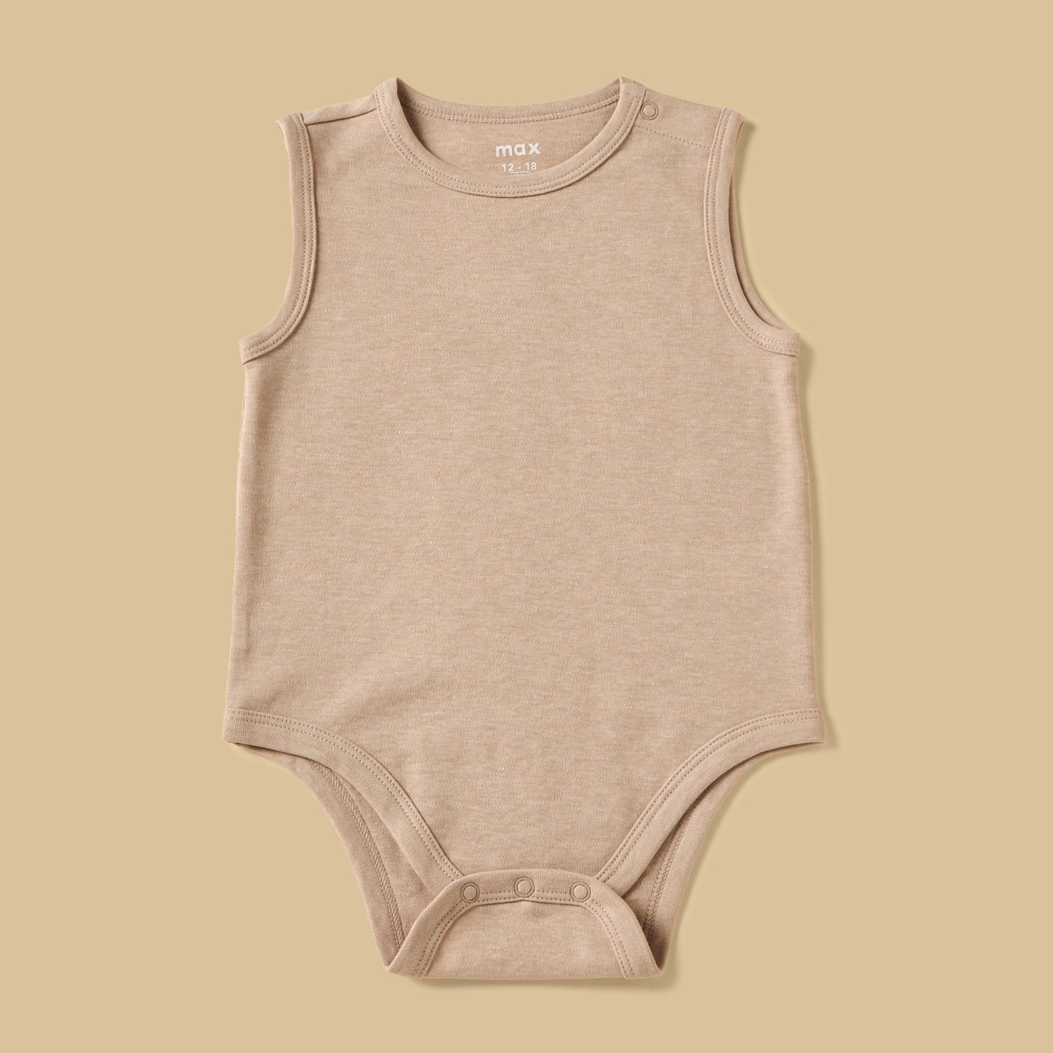 Pack of 3 - Bear Print Sleeveless Cotton Bodysuit