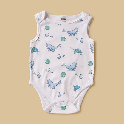 Pack of 5 - Assorted Sleeveless Bodysuit
