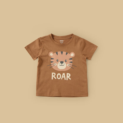 Pack of 2 - Tiger Print Cotton Pyjama Set