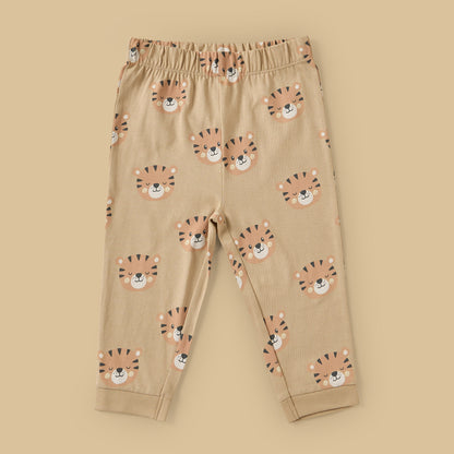Pack of 2 - Tiger Print Cotton Pyjama Set