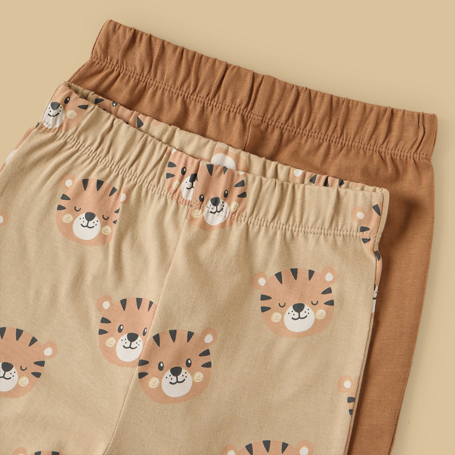 Pack of 2 - Tiger Print Cotton Pyjama Set
