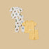 Pack of 2 - Safari Print Cotton Pyjama Set - Multicolour / 12-18 mths