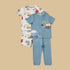 Pack of 2 - Printed Cotton Pyjama Set - Multicolour / 12-18 mths