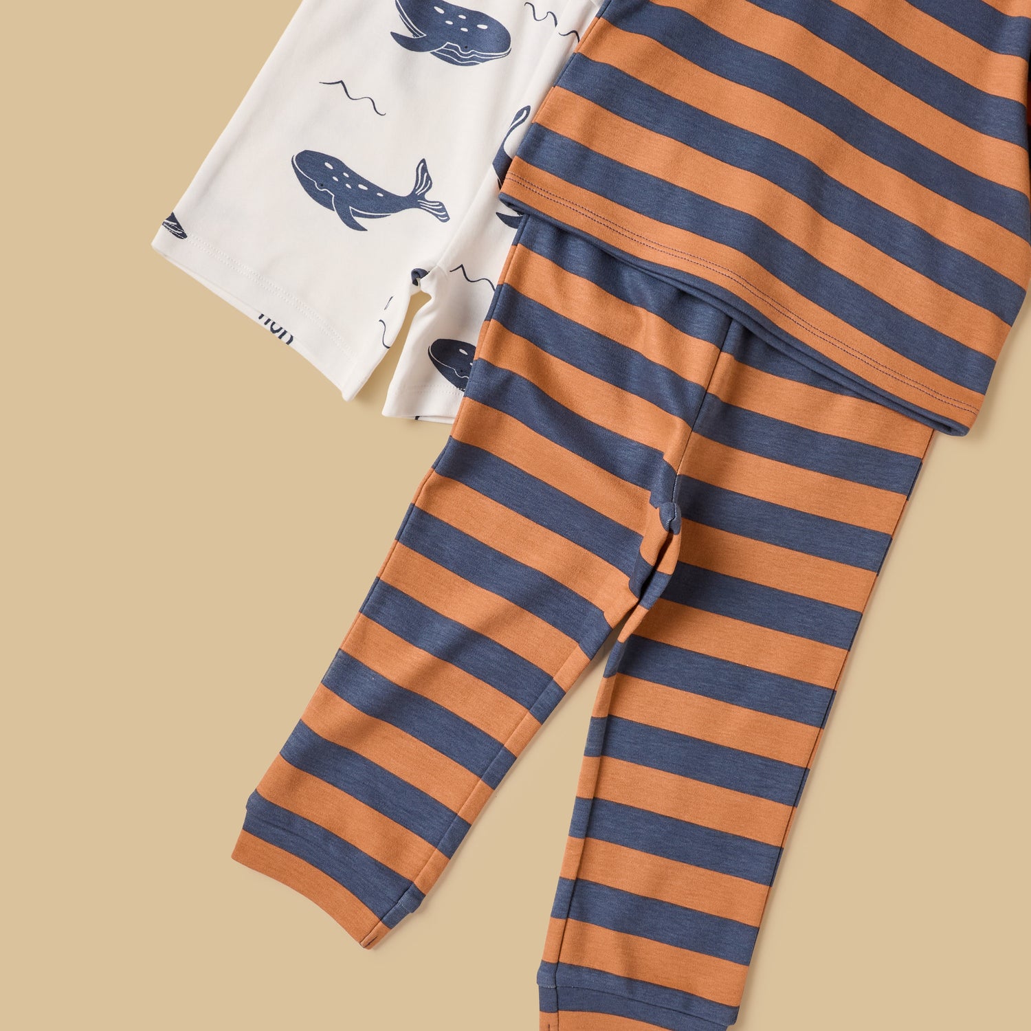 Pack of 2 - Printed Cotton Pyjama Set