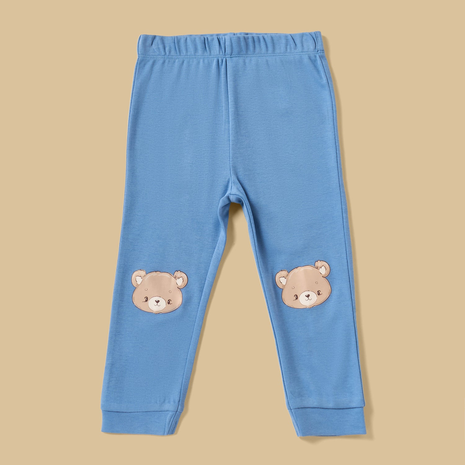 Pack of 2 - Teddy Bear Print Cotton Pyjama Set
