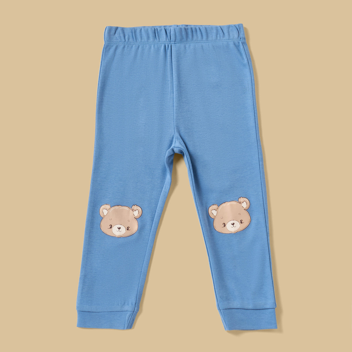 Pack of 2 - Teddy Bear Print Cotton Pyjama Set