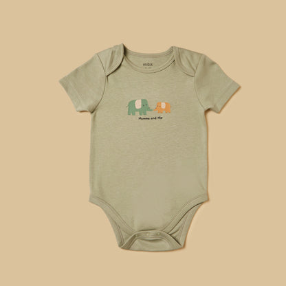 Pack of 3 - Animal Print Cotton Bodysuit
