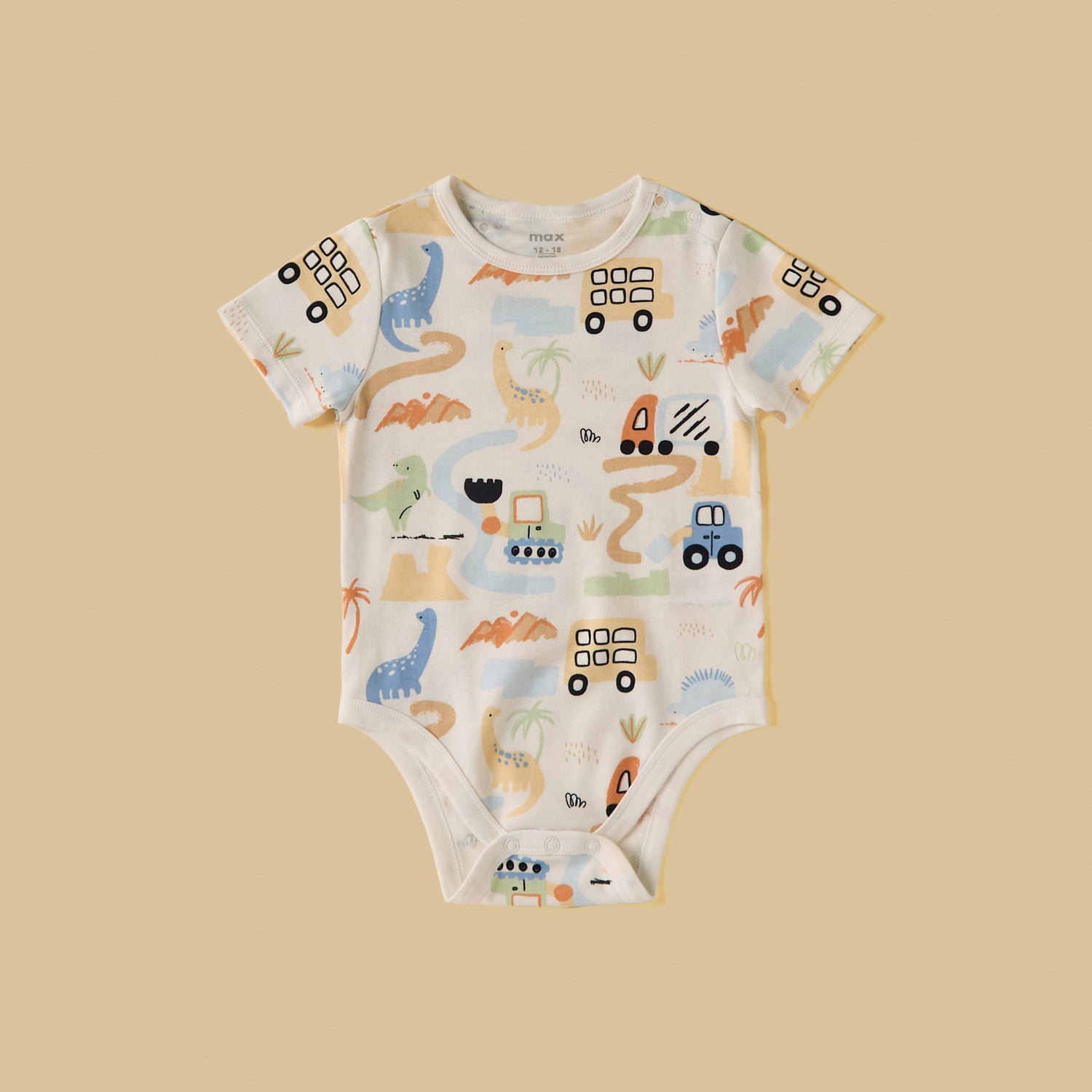 Pack of 3 - Printed Bodysuit