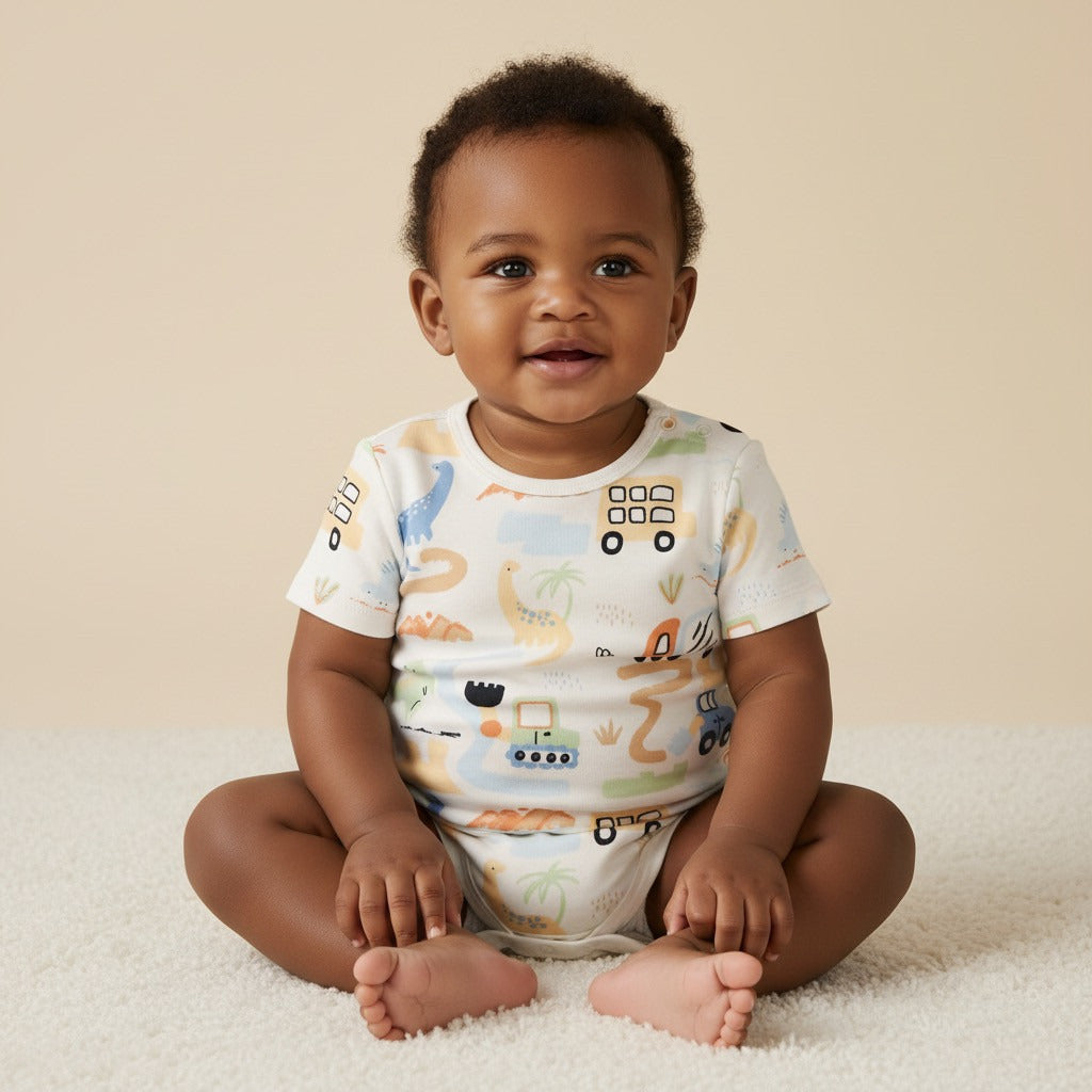 Pack of 3 - Printed Bodysuit