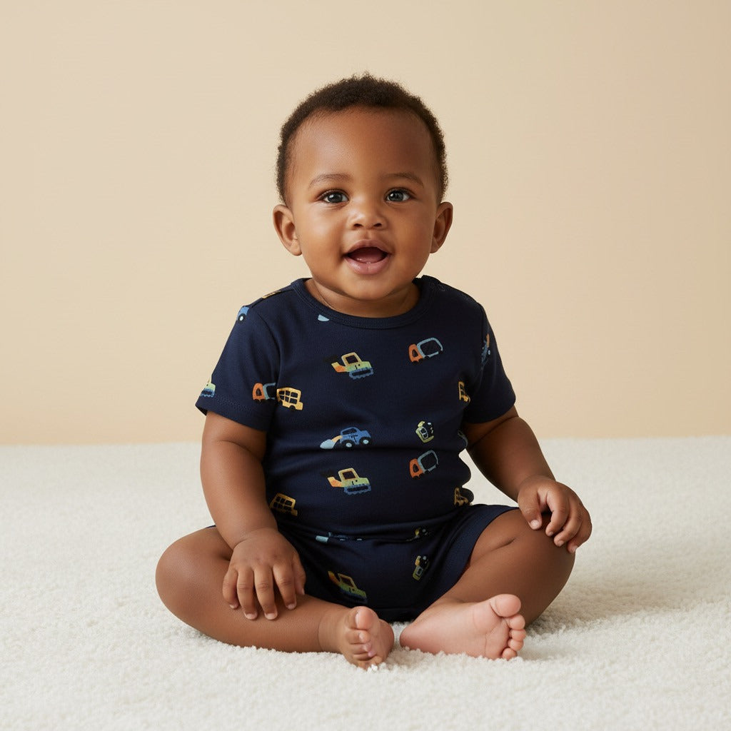Pack of 3 - Printed Bodysuit