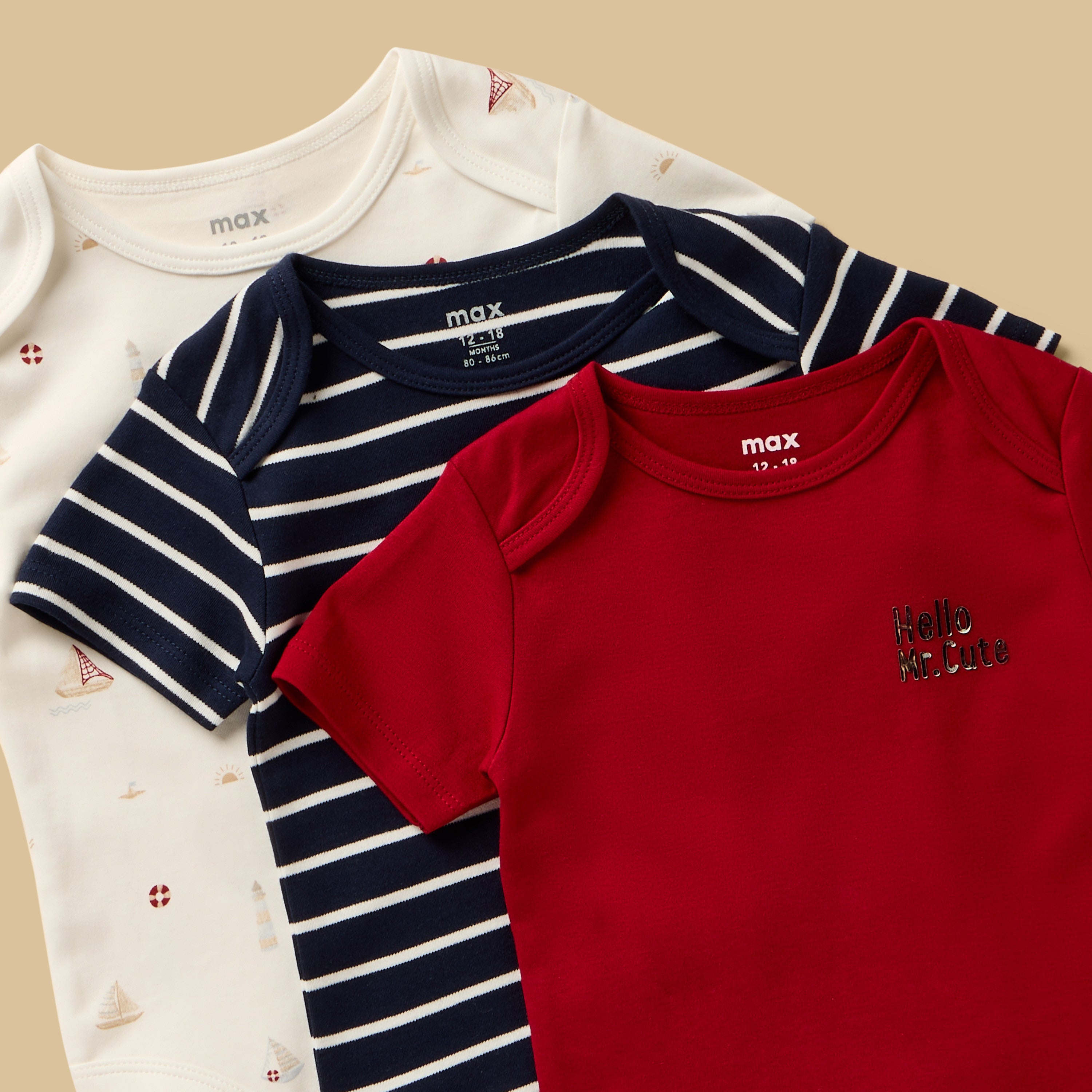 Pack of 3 - Assorted Bodysuit