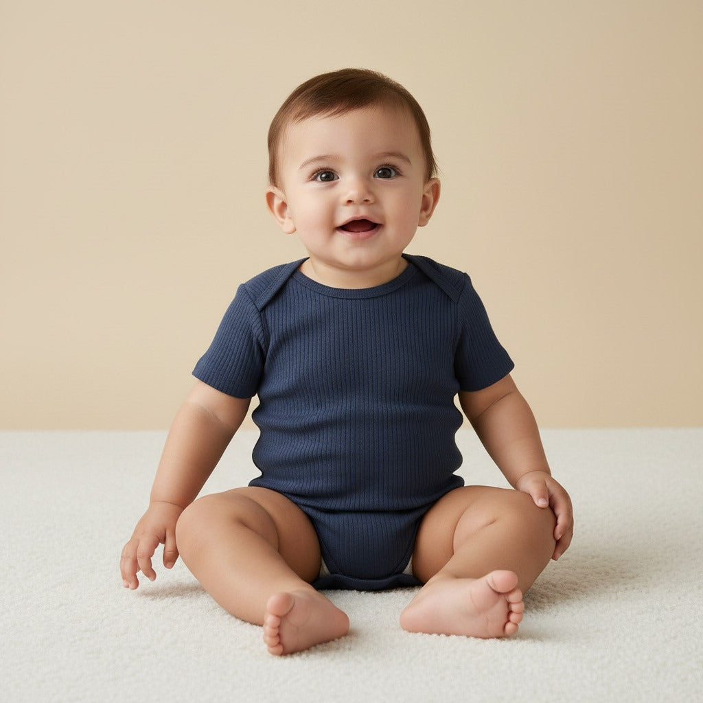Pack of 3 - Ribbed Bodysuit