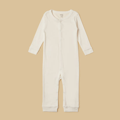 Pack of 3 - Ribbed Cotton Sleepsuit