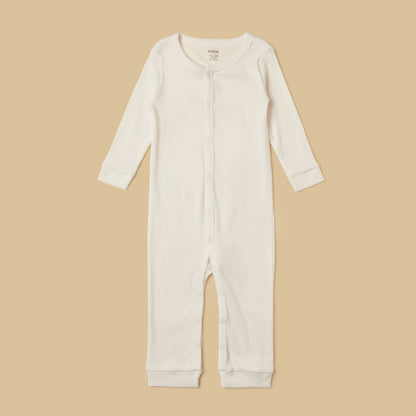 Pack of 3 - Ribbed Cotton Sleepsuit