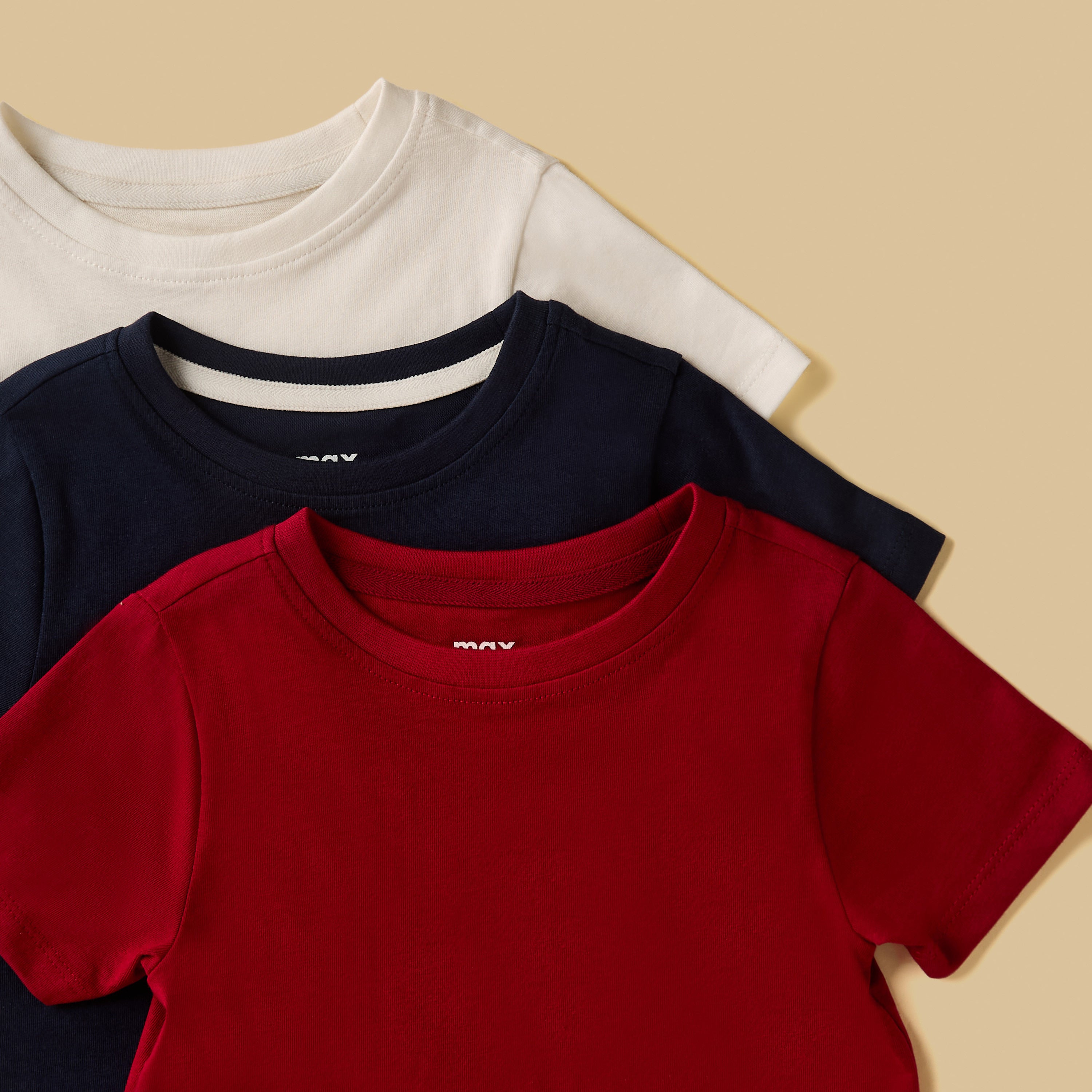 Pack of 3 - Plain T-shirt