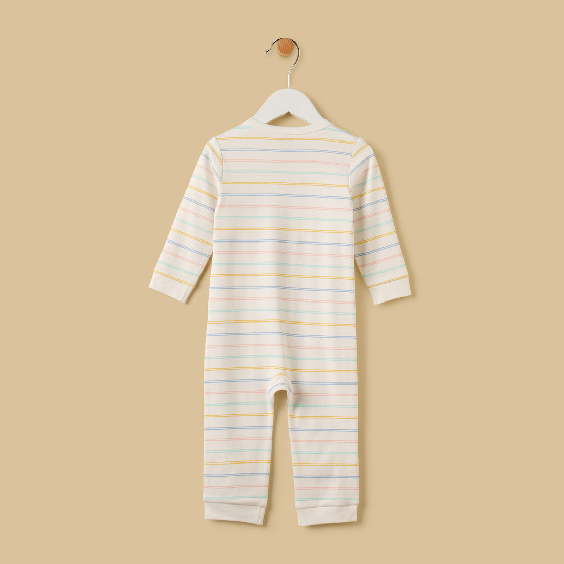 Striped Cotton Sleepsuit