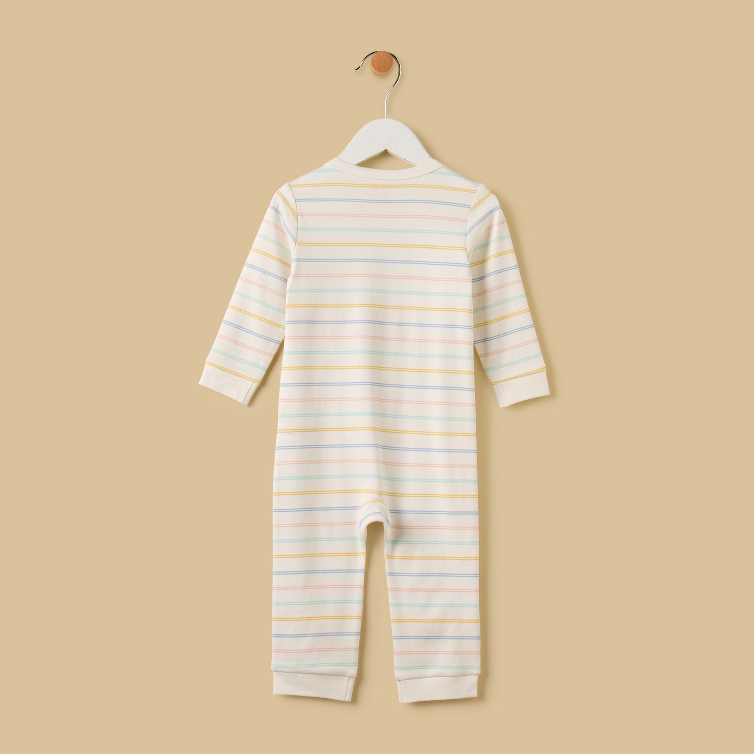 Striped Cotton Sleepsuit