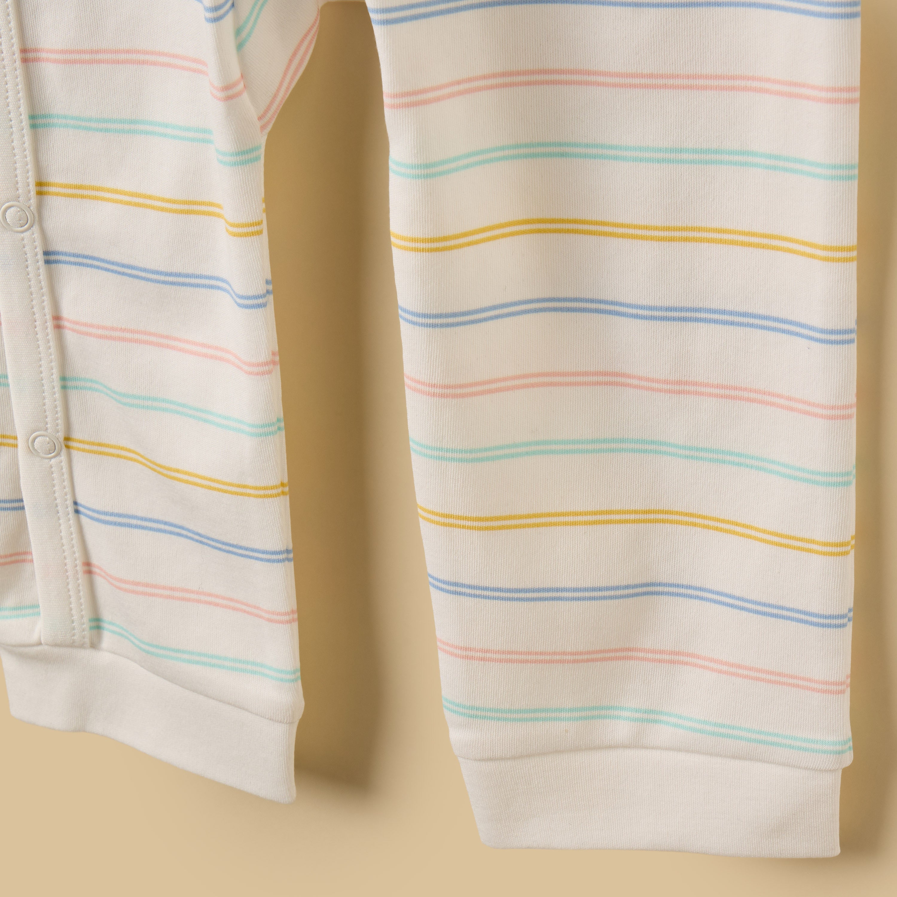 Striped Cotton Sleepsuit