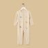 Safari Animal Embroidered Sleepsuit - Cream / 12-18 mths