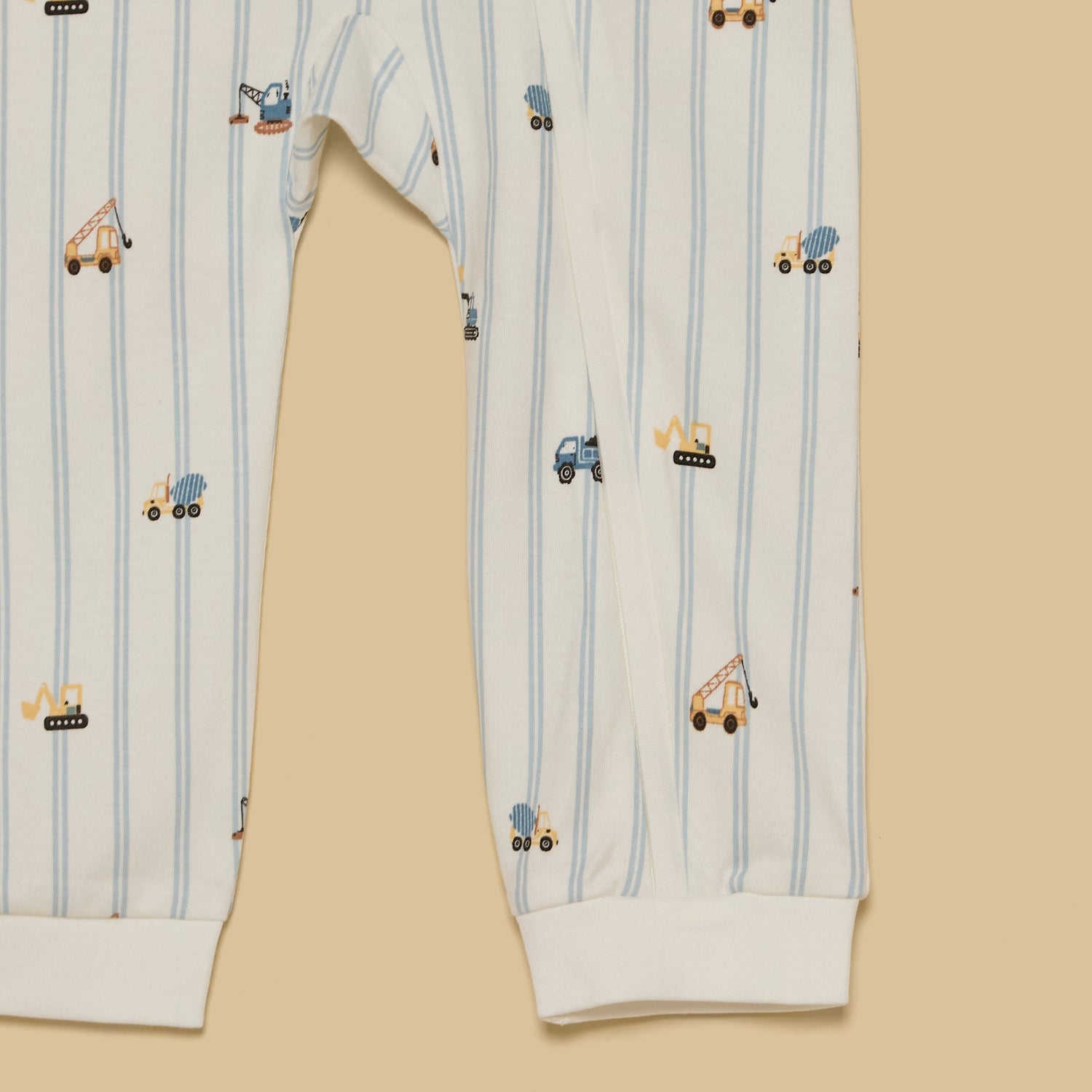 Construction Vehicle Print Sleepsuit