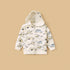 Transport Print Zip Through Hoodie - Cream / 12-18 mths