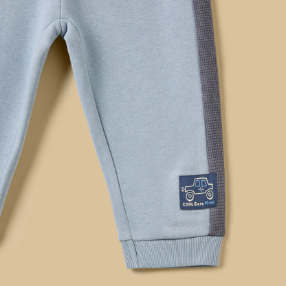 Printed Cut Sew Hoodie and Joggers Set