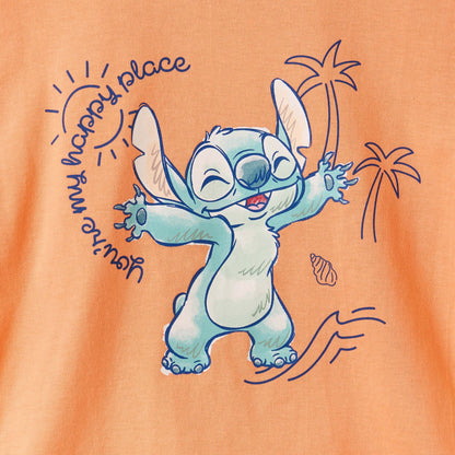 Stitch Embroidered Denim Dungaree with T-shirt